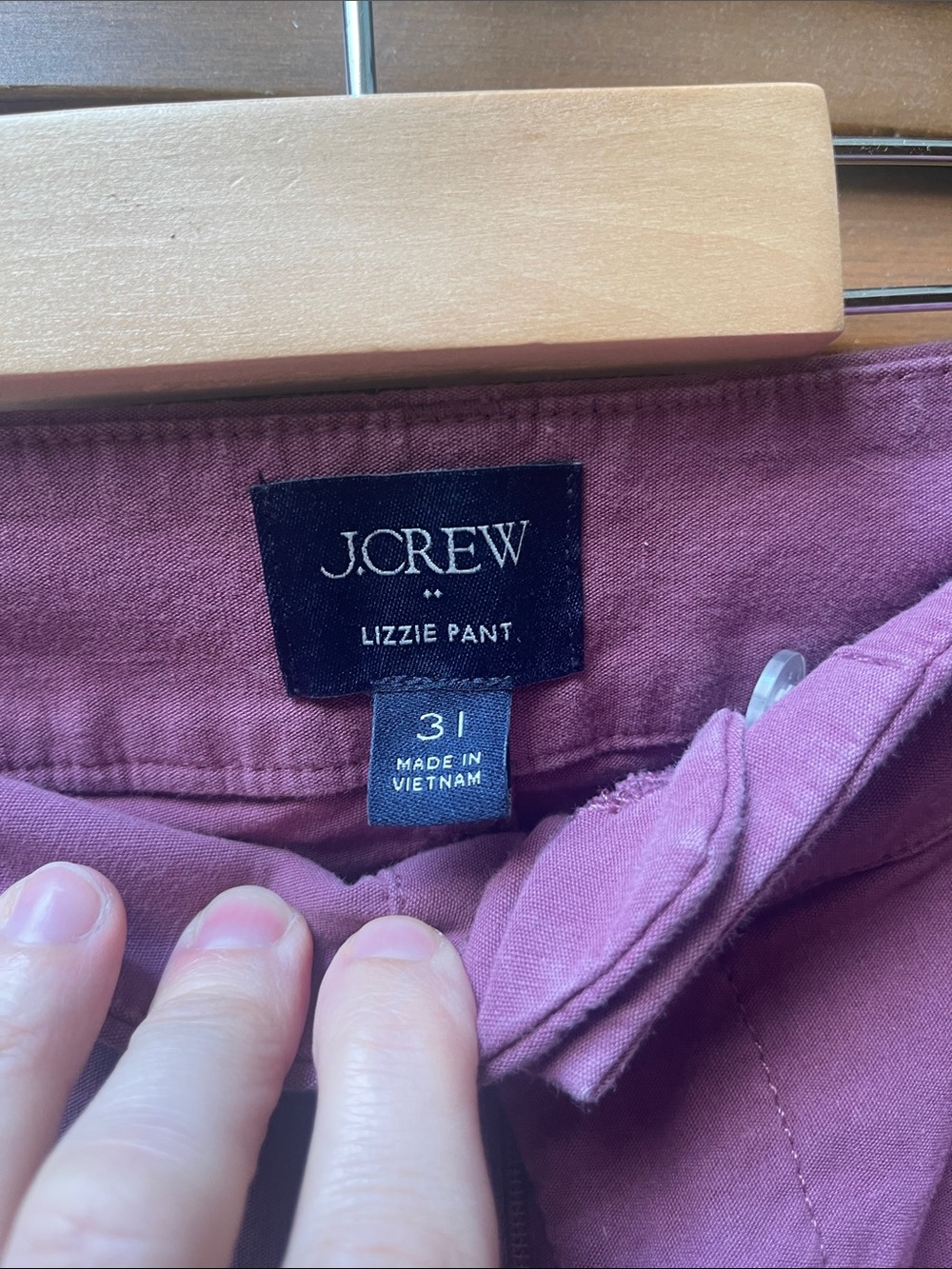 J.Crew Lizzie Pant in Mauve - Picture 2 of 9